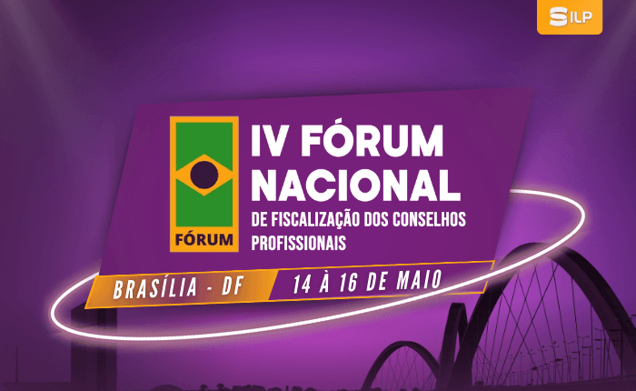 IV Fórum Nacional de Fiscalização dos Conselhos Profissionais, nos dias 14 a 16 de Maio de 2025. Presencial em Brasília – DF, com carga horária de 20 horas.